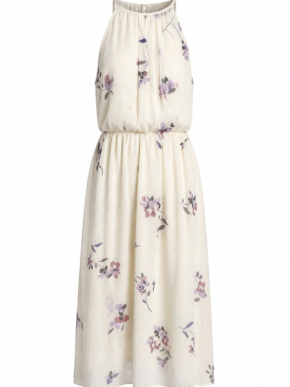 Old Navy Cream and Purple flower dress